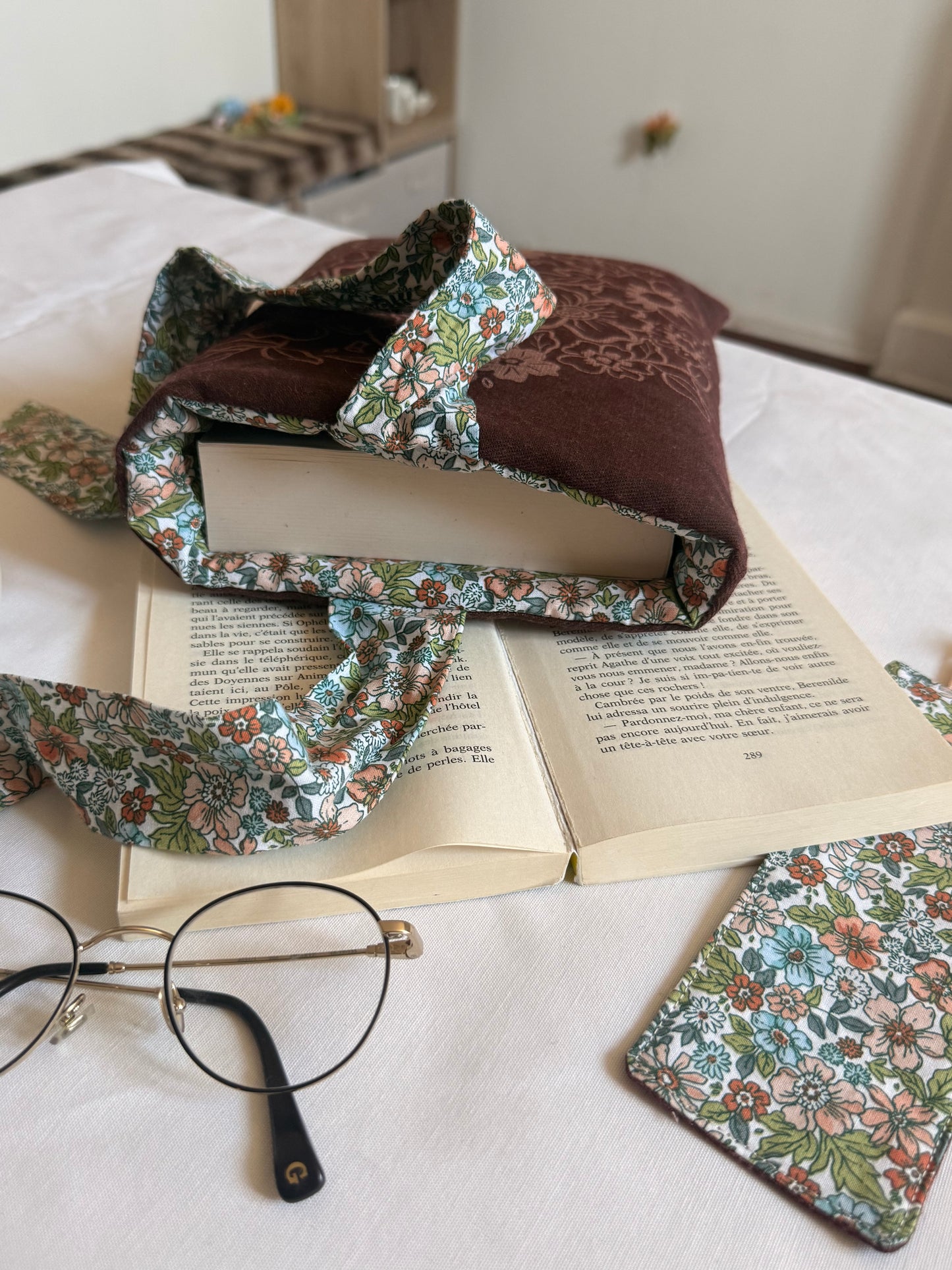 Pochette à livre - Cacao Bloom