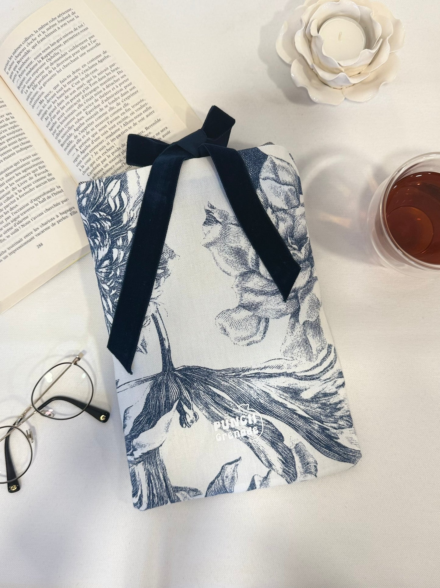 Pochette à livre - BLUE GARDEN