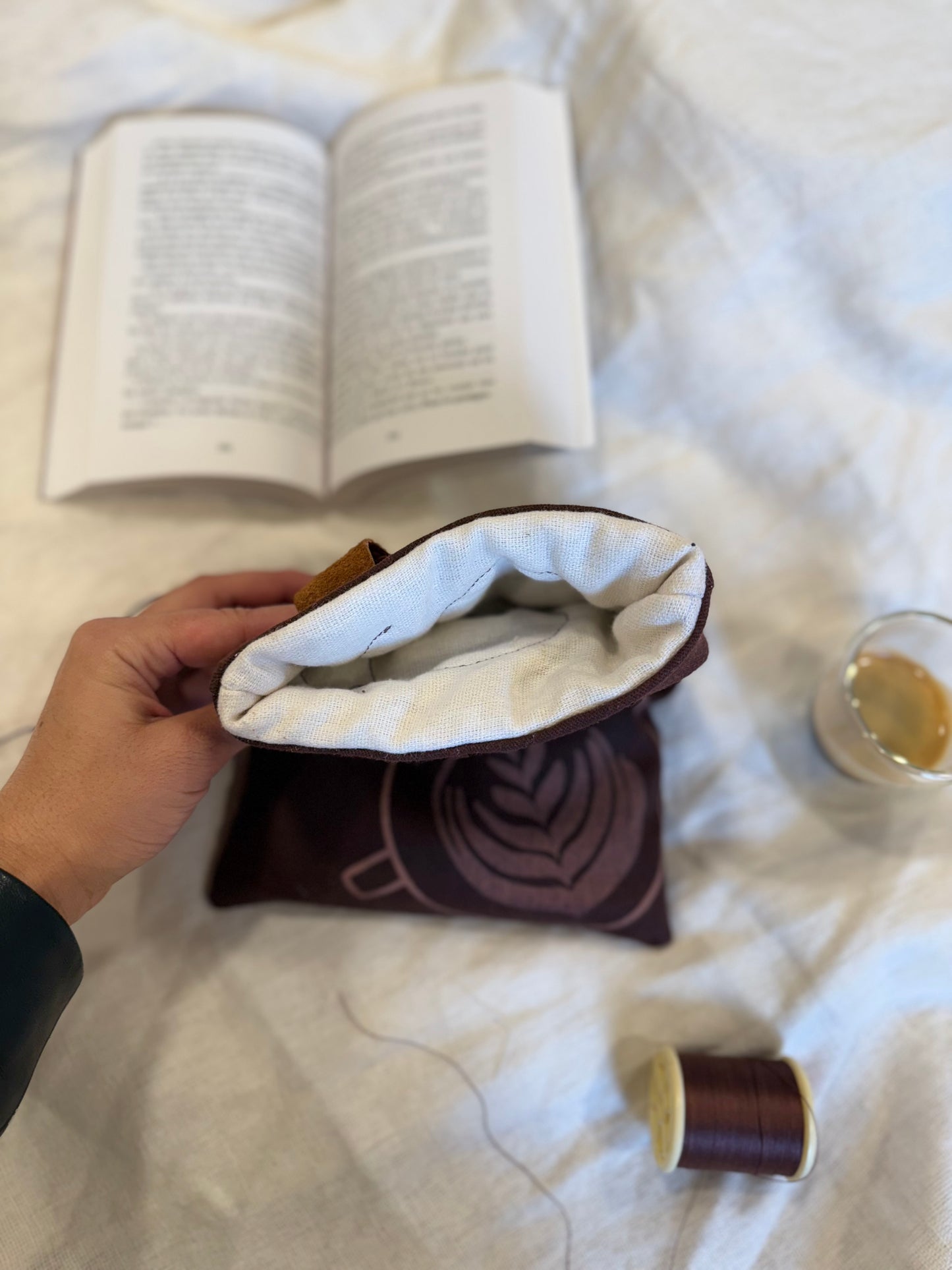 Pochette à livre — Café Latte