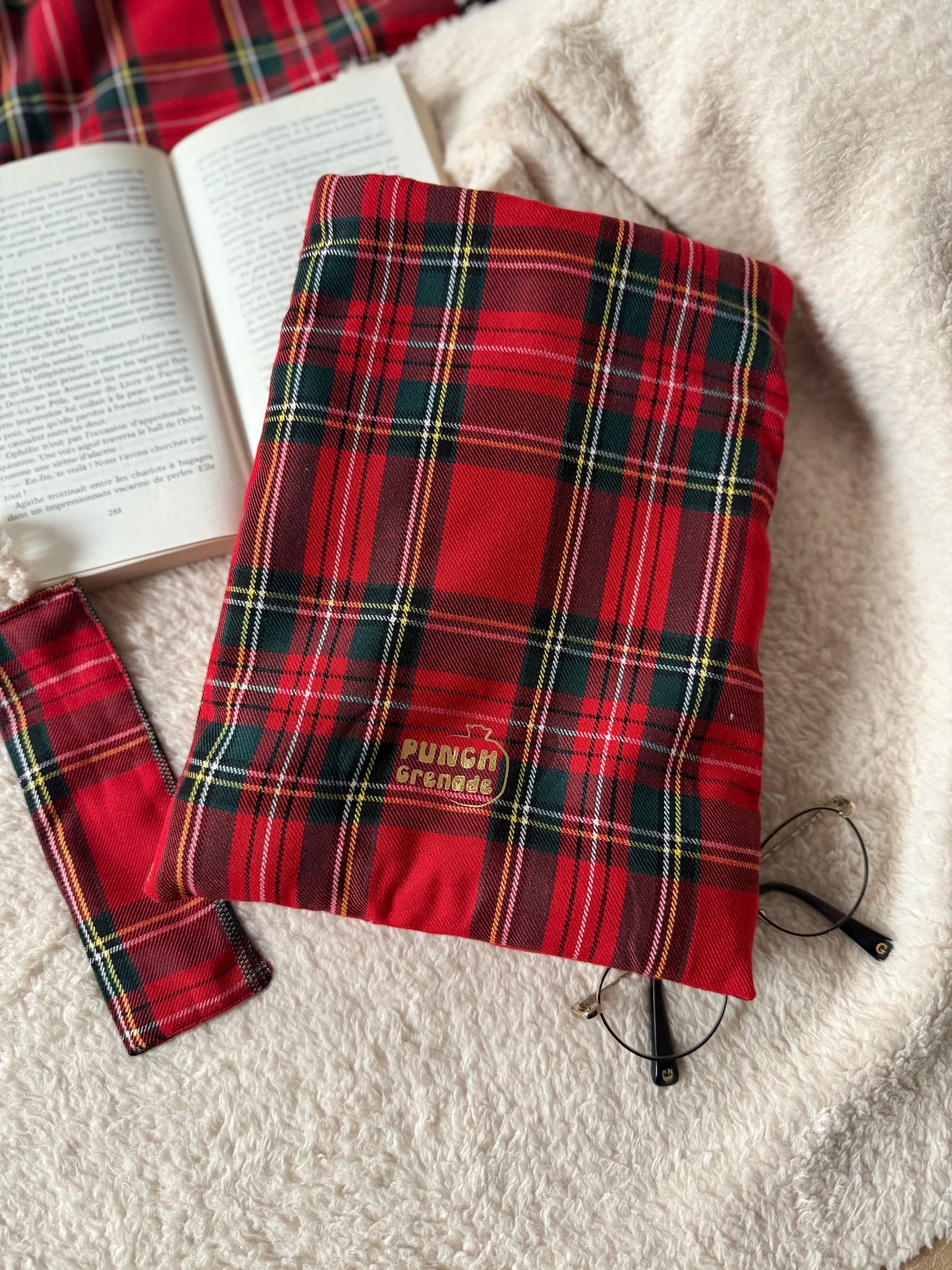 Pochette à livre - Ecosse & cheminée