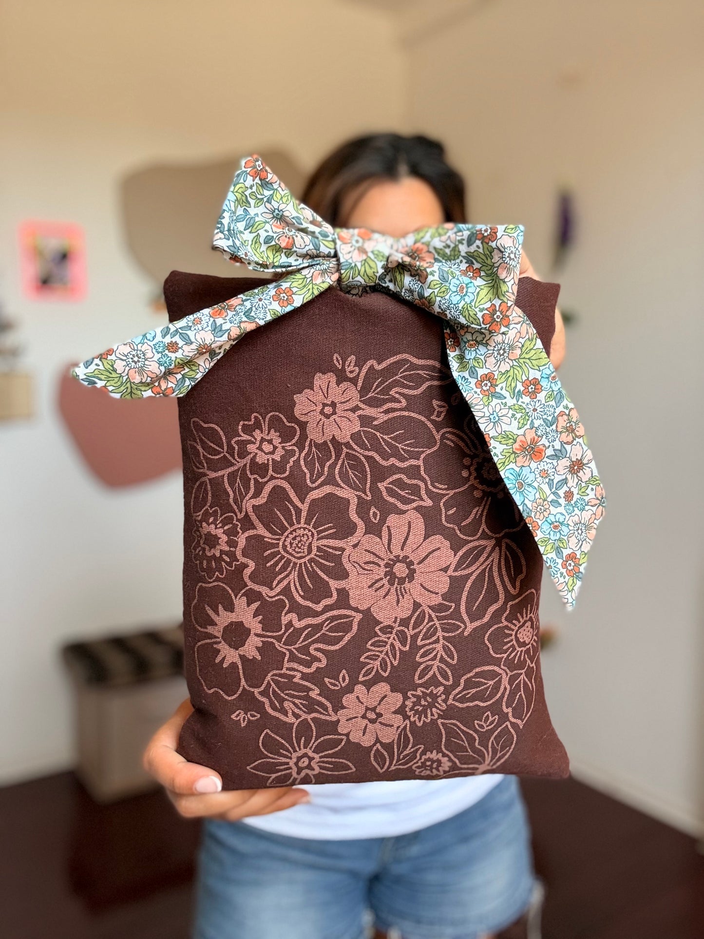 Pochette à livre - Cacao Bloom