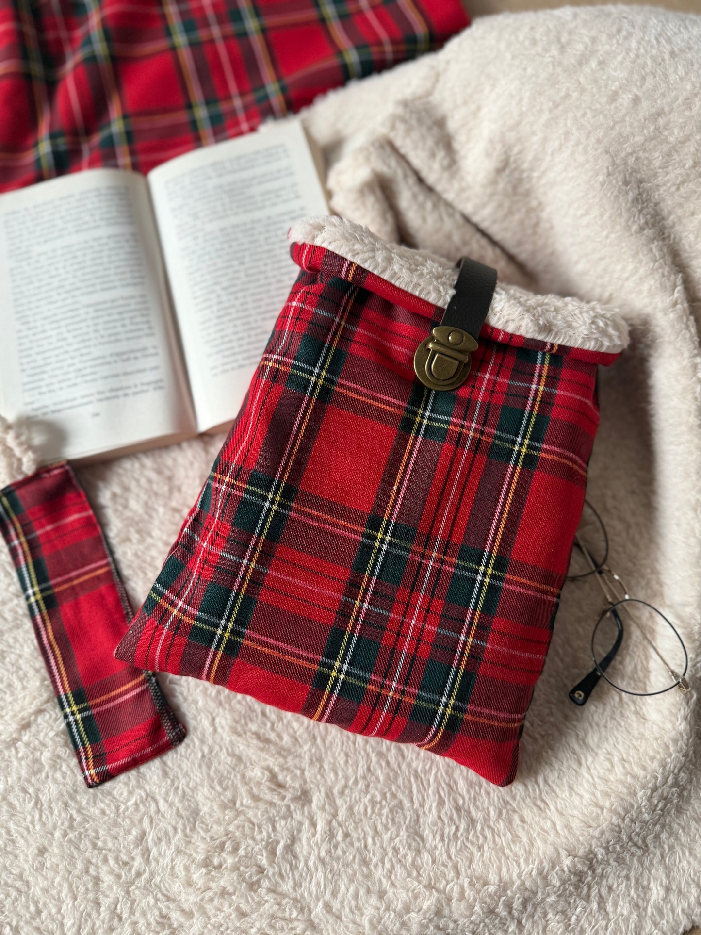 Pochette à livre - Ecosse & cheminée