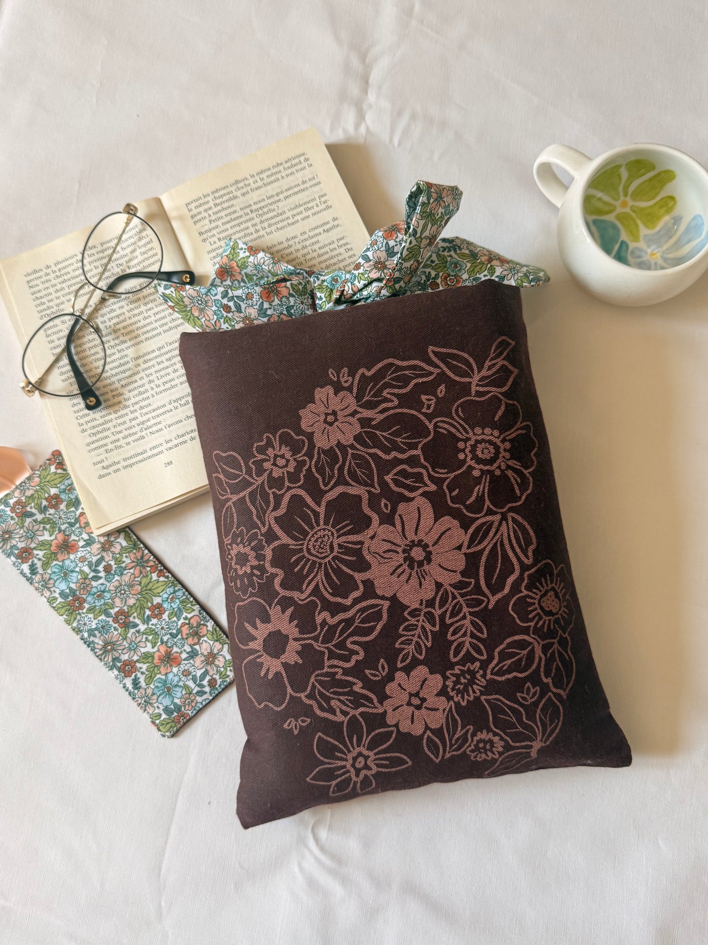 Pochette à livre - Cacao Bloom