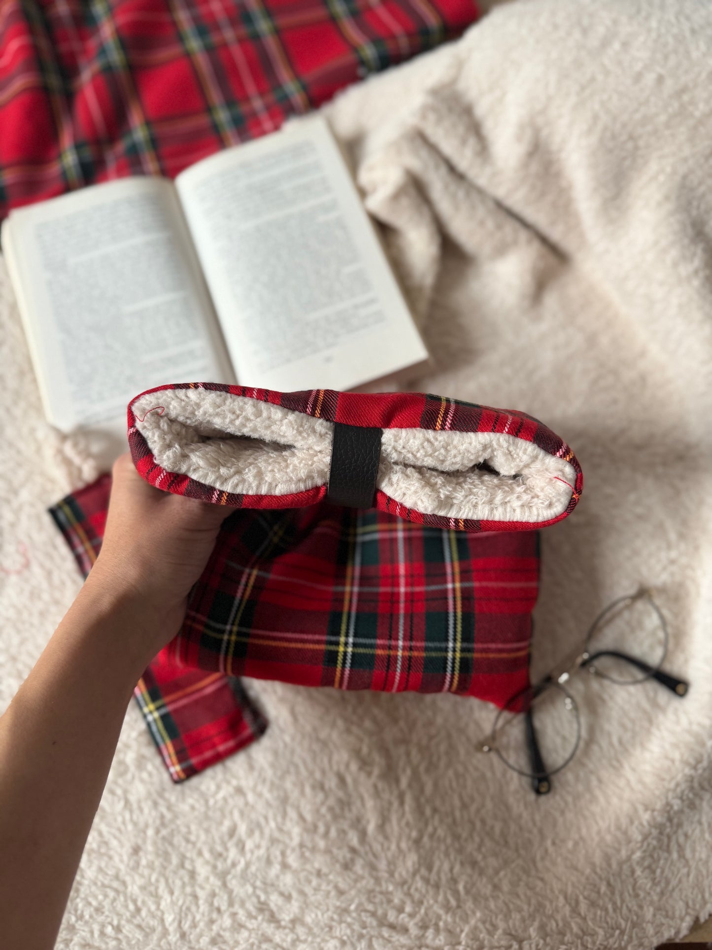 Pochette à livre - Ecosse & cheminée