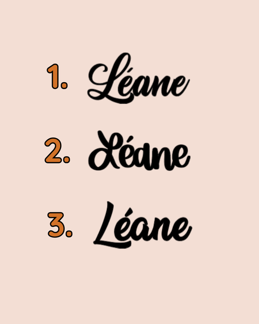 OPTION Texte Personnalisé