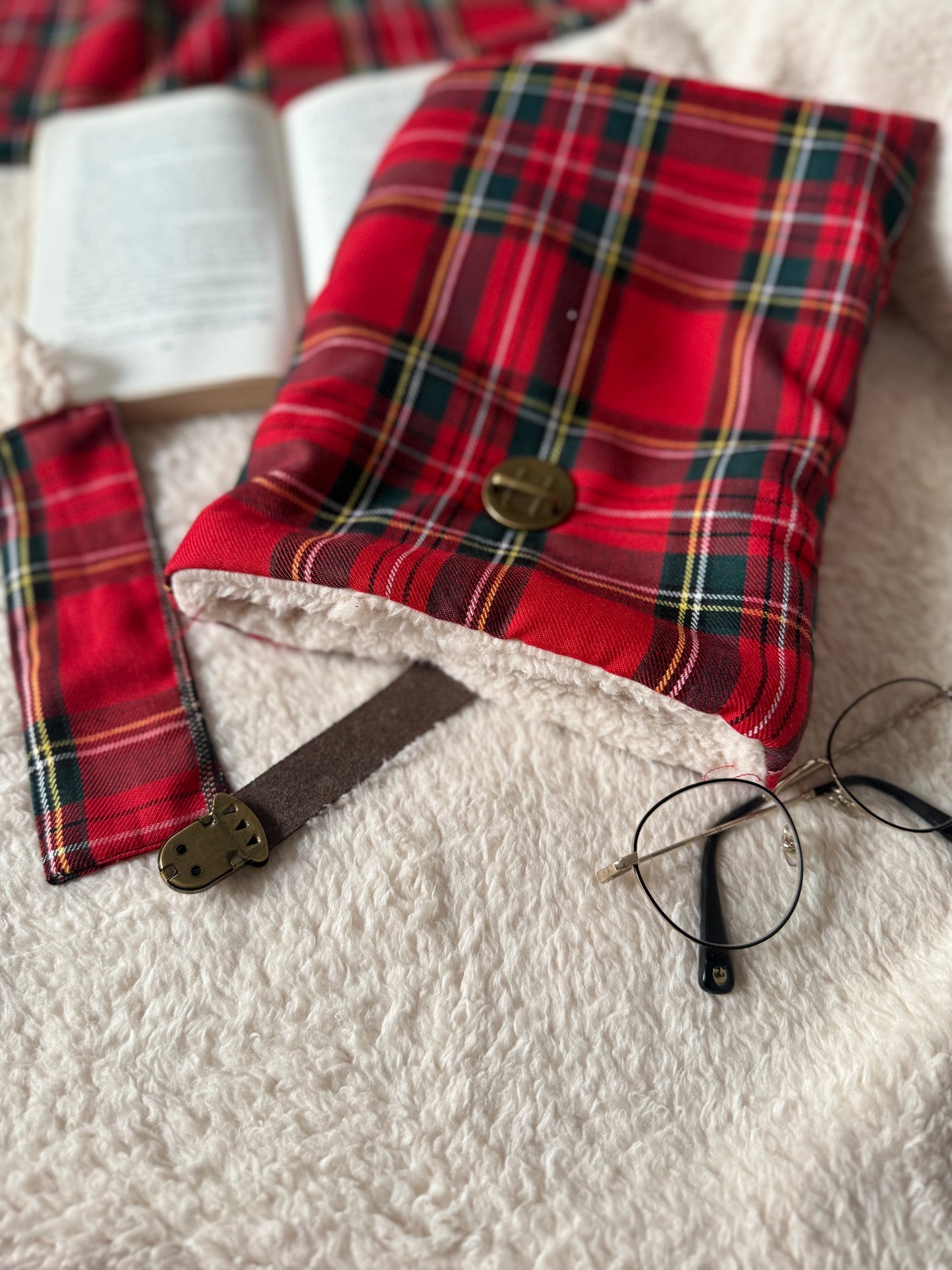 Pochette à livre - Ecosse & cheminée