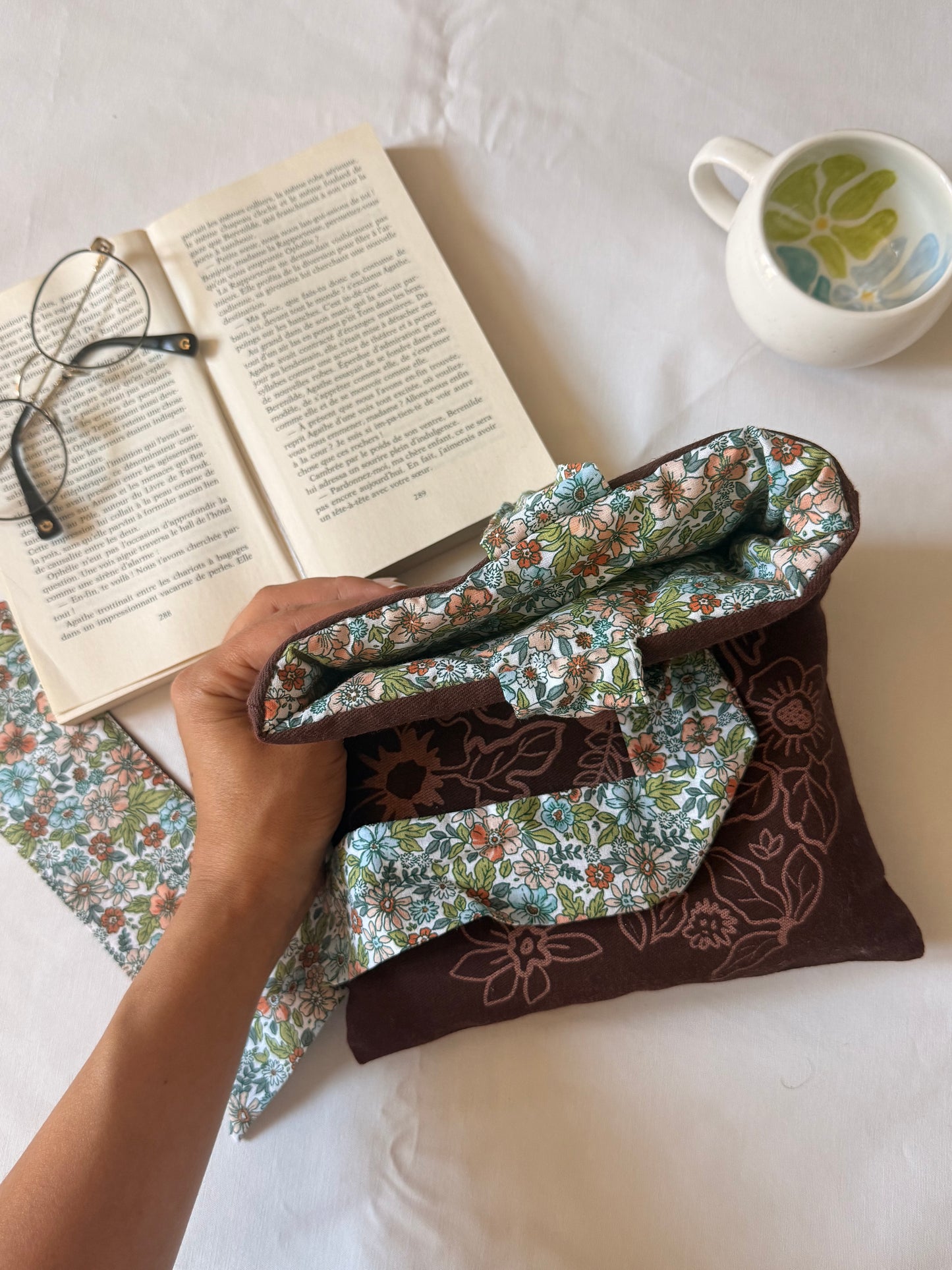 Pochette à livre - Cacao Bloom