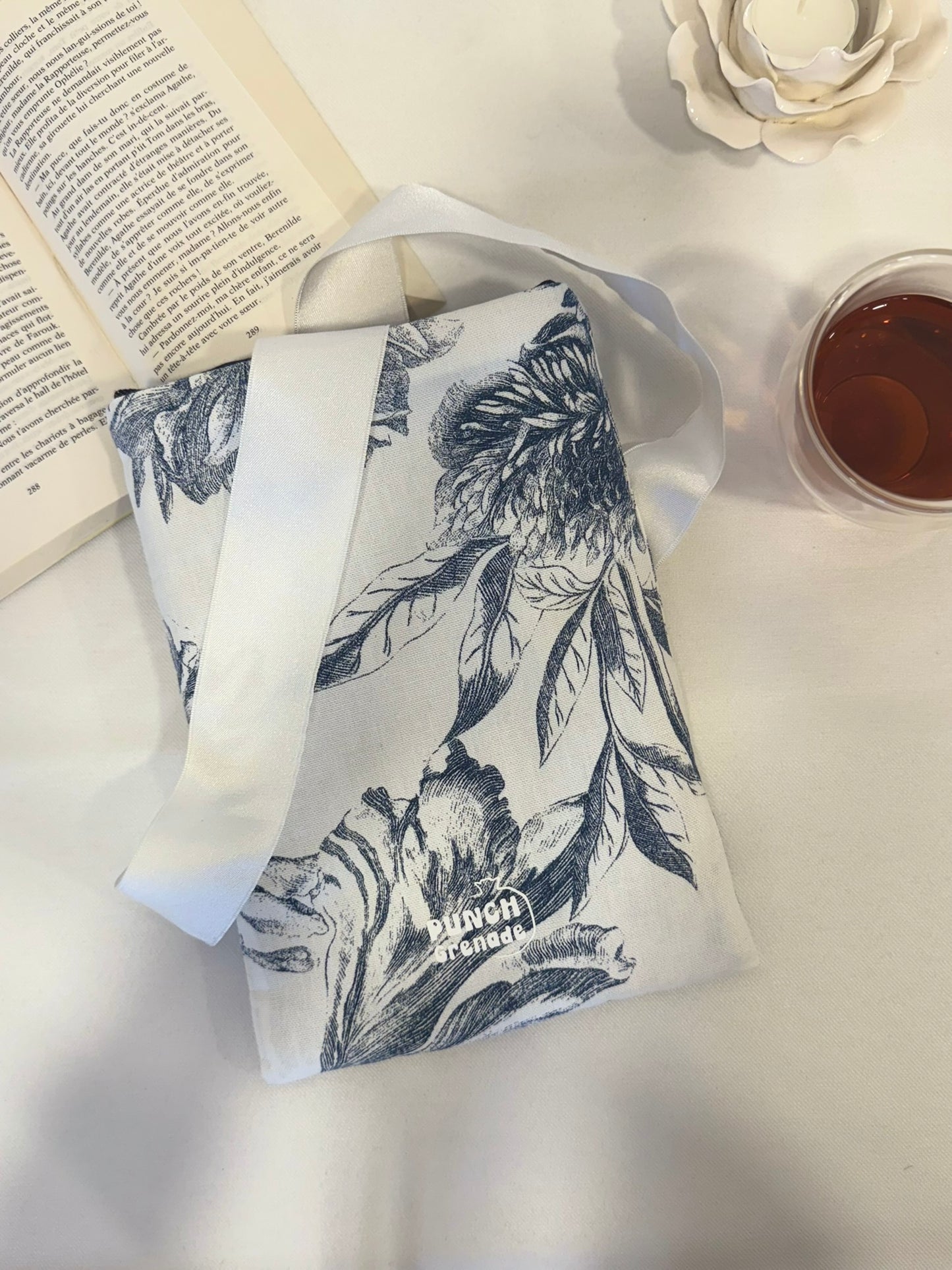 Pochette à livre - BLUE GARDEN