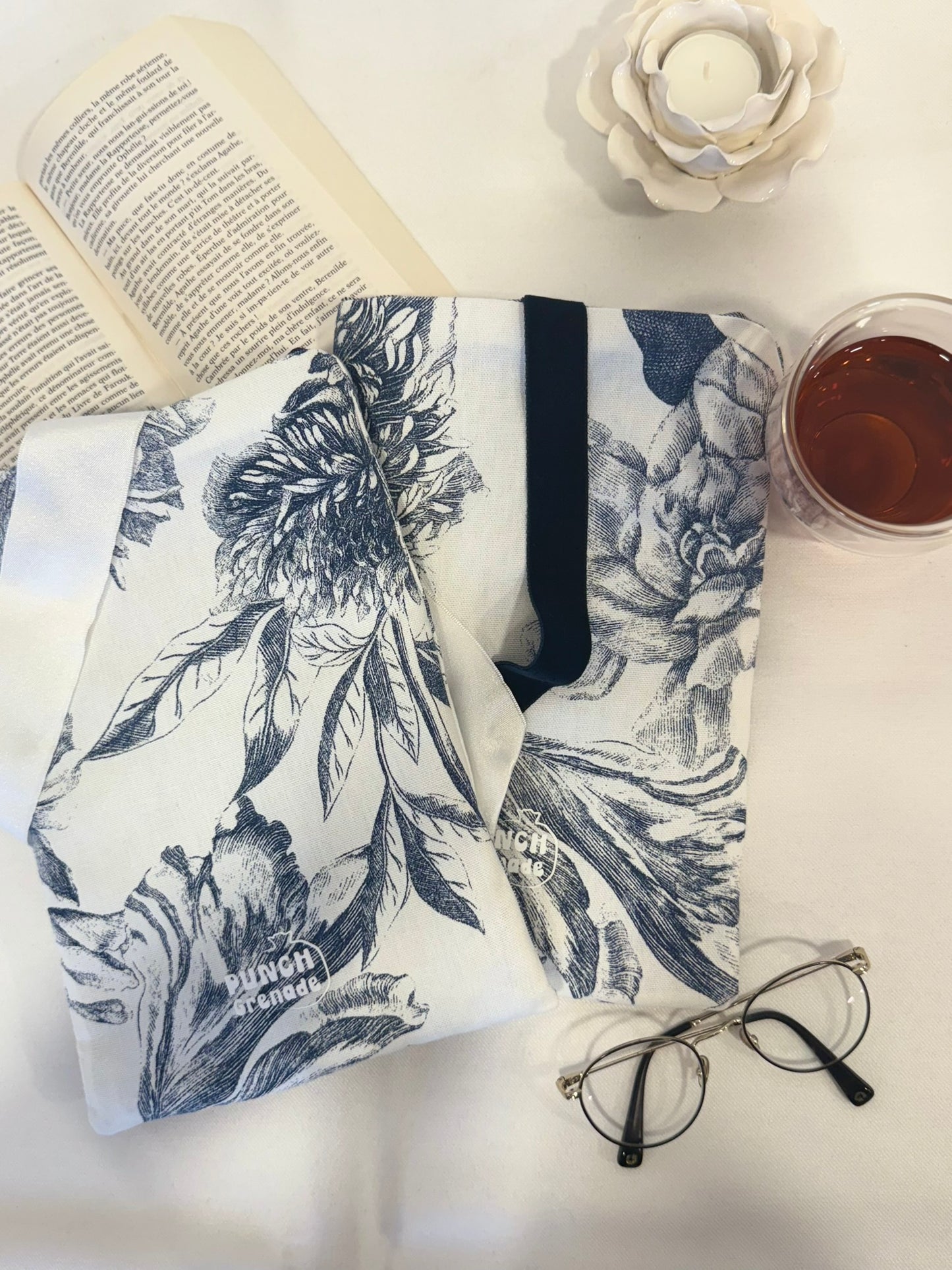 Pochette à livre - BLUE GARDEN