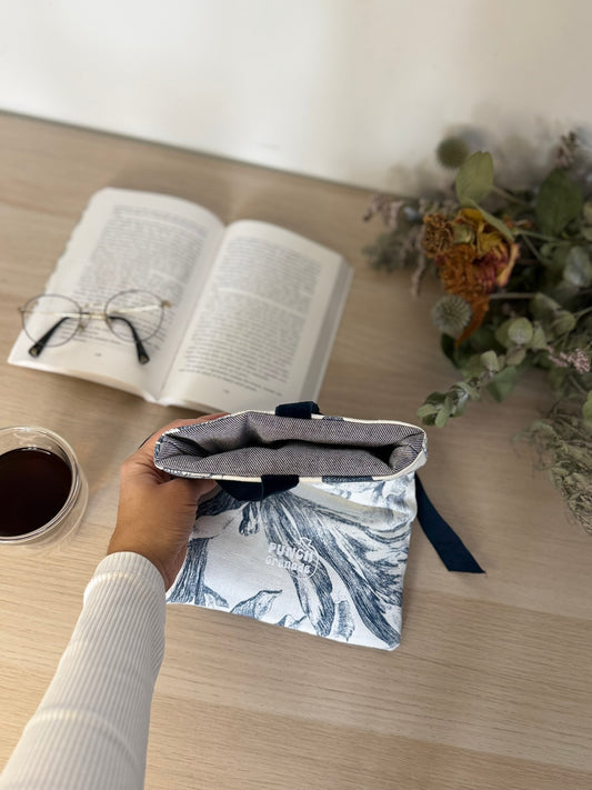 Pochette à livre - BLUE GARDEN