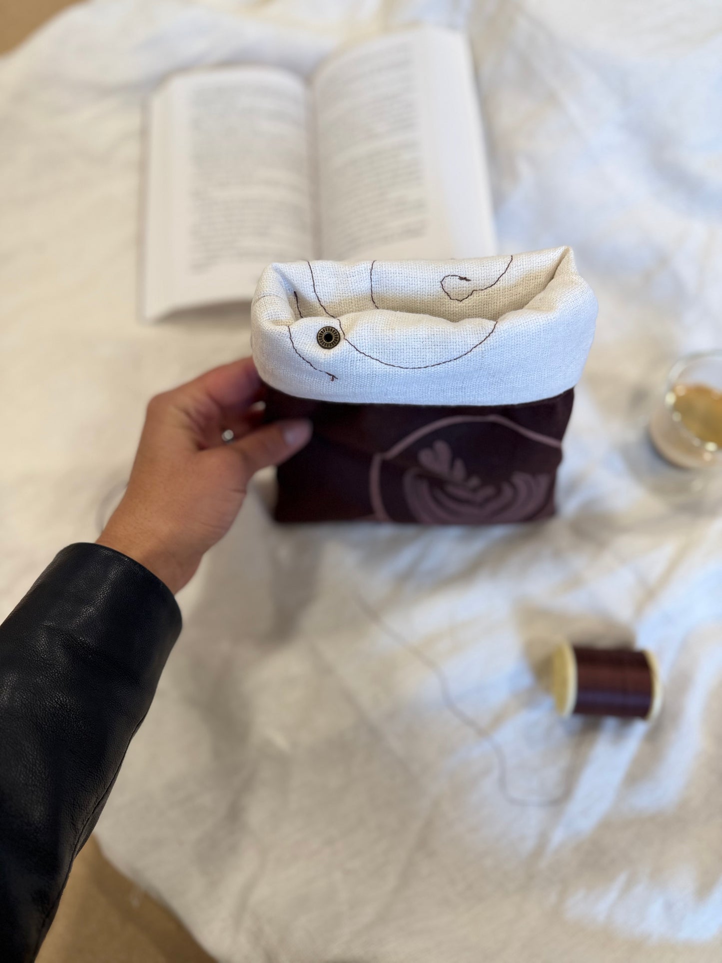 Pochette à livre — Café Latte