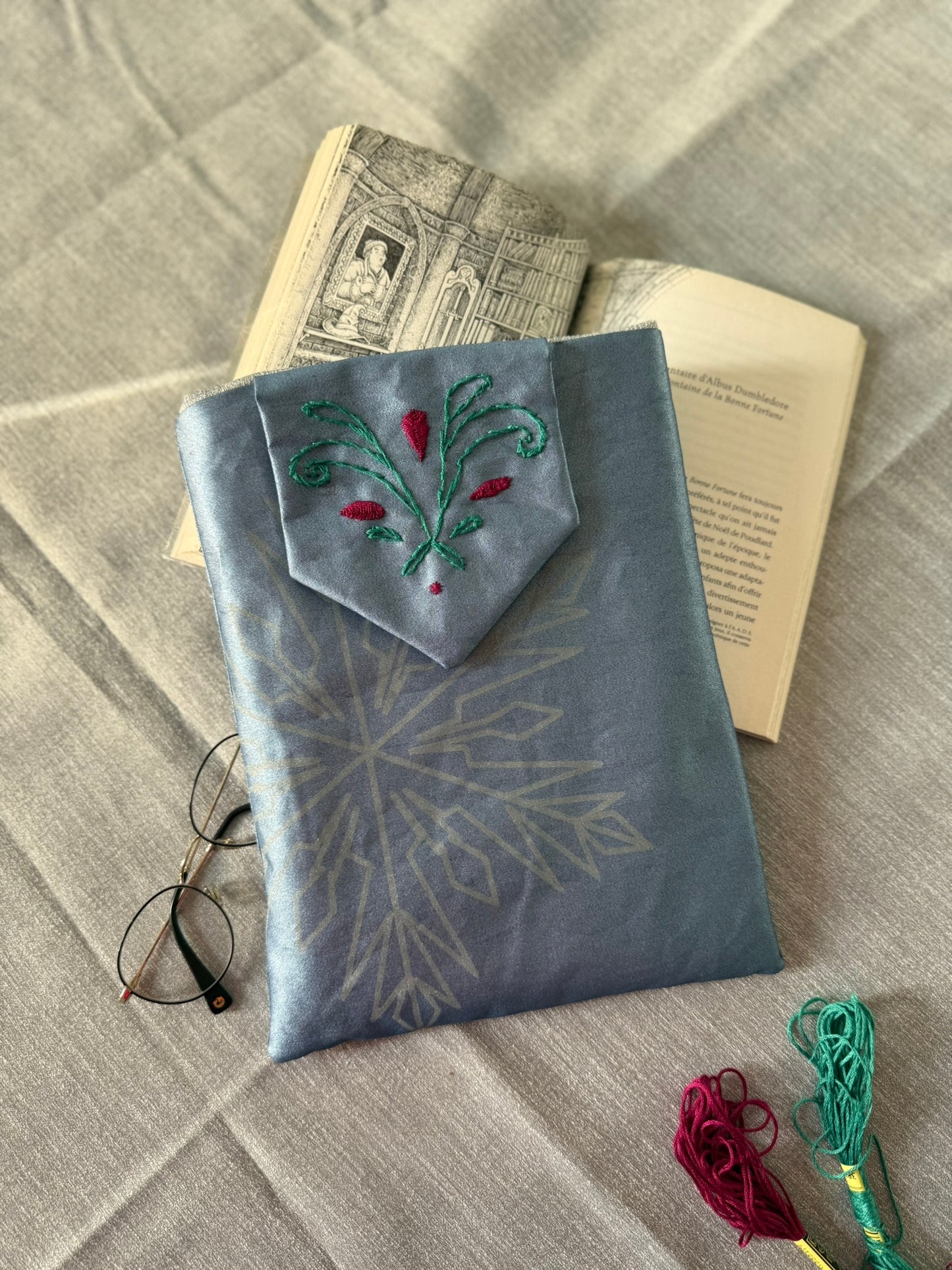 Pochette à livre - Reine des neiges